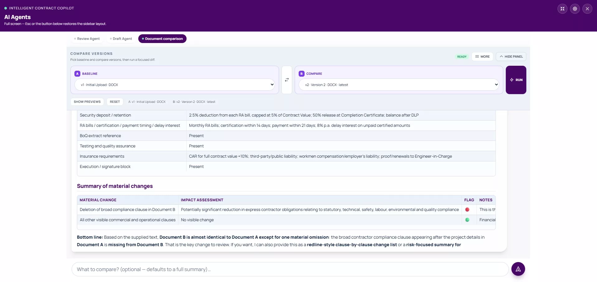 Version Control and Audit Trail
